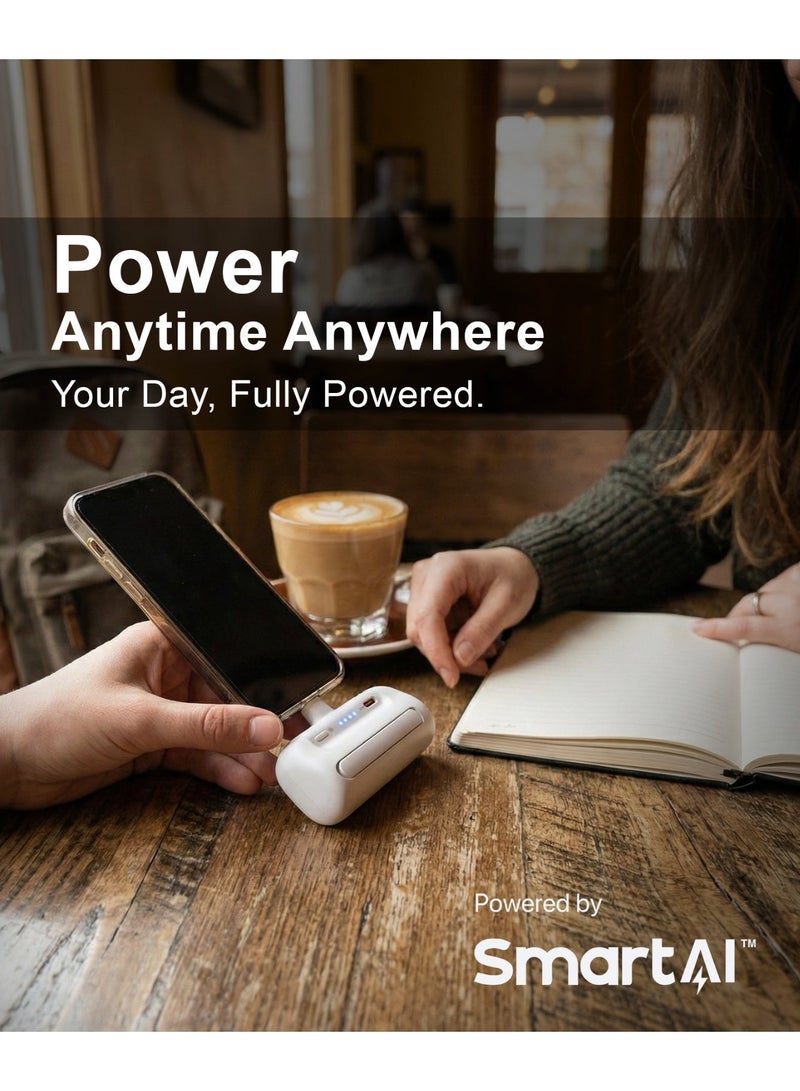 MICRODIA PowerPack Nano Mini 5000mAh Power Bank, PD 40W Portable Charger & Battery Pack Compatible with iPhone 16/15 Series, Samsung S25/S24/S23/S22 Ultra, etc – Black - Image 5